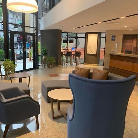 Flat No Hotel Cosmopolitan Com Estacionamento Gratis E Piscina Santos  Ngoại thất bức ảnh