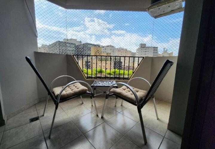 Flat No Hotel Cosmopolitan Com Estacionamento Gratis E Piscina Santos  Ngoại thất bức ảnh